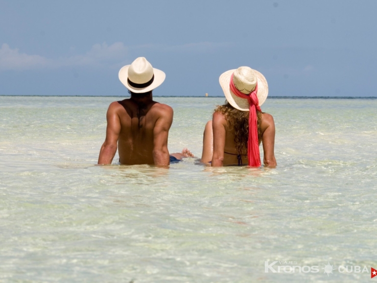 Cayo Rico beach, Cayo Largo del Sur. - Excursión "Un día en Cayo Rico"