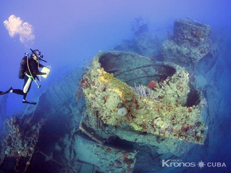 CRISTOBAL COLÓN BATTLESHIP CRUISE. - Buceo en pecios de la Guerra Hispano-Cubana y Norteamericana de 1898. “CRUCERO ACORAZADO CRISTOBAL COLÓN”.