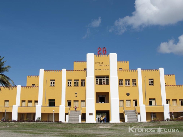 The Moncada garrison panoramic view, Santiago de Cuba city - "History, Sea and Religion Tour"