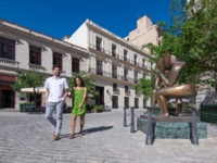 San Francisco de Asis square panoramic view, Old Havana, Havana, Cuba.