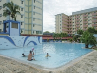 Panoramic pool view