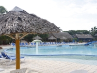 Panoramic pool view