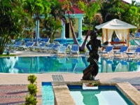 Panoramic pool view