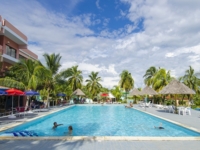 Panoramic pool view