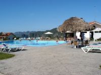 Panoramic pool view