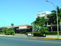 Panoramic hotel view