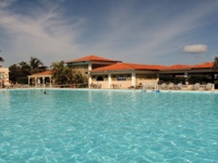 Panoramic hotel & pool view