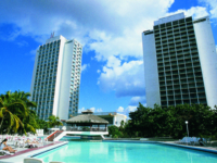 Panoramic hotel view