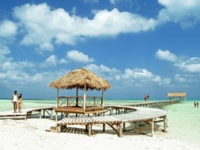 Panoramic beach view