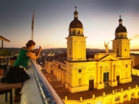 Santiago de Cuba cathedral view