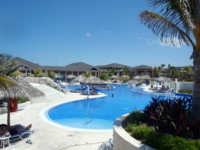 Panoramic hotel & pool view