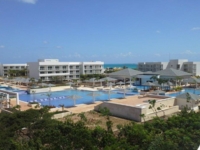 Panoramic hotel & pool view