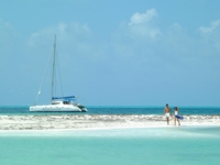 Panoramic Cayo Largo beach view