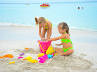 Children's activities at the beach, Varadero