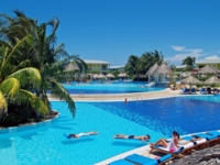 Panoramic pool view