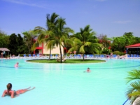 Panoramic pool view