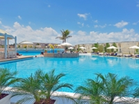 Panoramic pool view