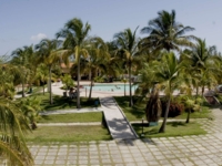 Panoramic pool view