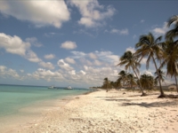 Panoramic beach view