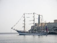 Los Tres Reyes del Morro fortress and the entrance of Havana bay panoramic view