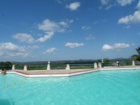 Panoramic pool view