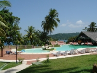 Panoramic pool view