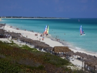 Panoramic beach view