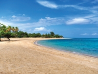 Panoramic beach view