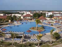 Panoramic pool view