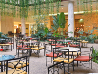 Panoramic lobby and El Patio bar view