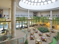 Panoramic lobby view