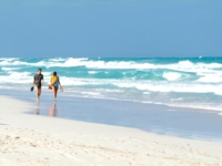 Panoramic beach view