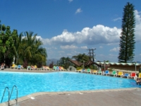 Panoramic pool view