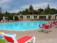 Panoramic pool view