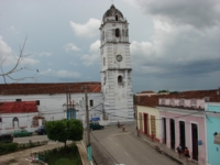 Panoramic Sancti Spíritus cathedral view