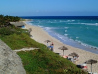 Panoramic beach view