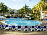 Panoramic hotel & pool view