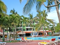 Panoramic hotel & pool view