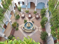 Hotel patio