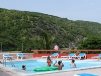 Pool and mountain view