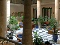 Inside patio view