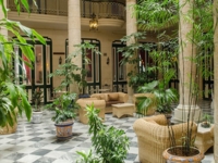 Panoramic lobby view