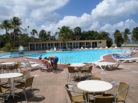 Panoramic pool view