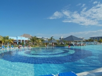 Panoramic pool view