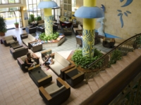 Panoramic lobby view