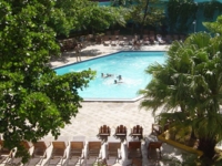 Panoramic pool view