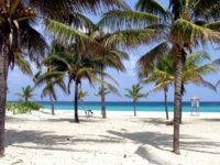 Panoramic beach view