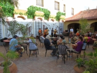 Hotel´s inside patio view