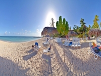 Panoramic beach view