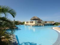 Panoramic pool view